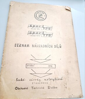ČZ 175/477, ČZ 125/476- návod k obsluze, seznam ND - 5