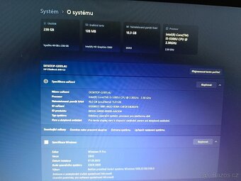 HP 16gb RAM/256gb SSD/Win11/bat.5h - 5