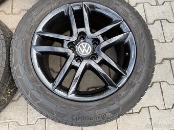 4x al kola 5x120 17 + pneu zimní 215/60 R17C - 5