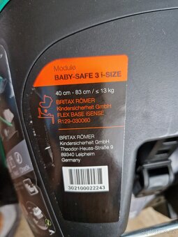 Dětská autosedačka BRITAX RÖMER BABY-SAFE 3 i-SIZE - 5