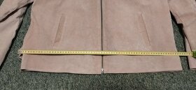 Pánská bunda, béžová, zn. James, kožená, nošená, vel. XXL - 5