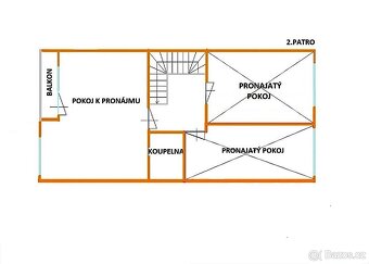 Pokoj 23m2 s balkonem Brno-Řečkovice - 5