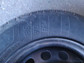 Plechové disky 14" + pneu - Prodám - 5