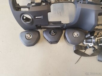 Airbagová sada Škoda fabia 3 lift, před, navi i bez - 5