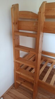 Patrová postel tloušťka dřeva 4 cm - 5