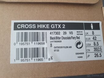 Obuv Salomon Cross Hike 2 GTX UK8 nové - 5