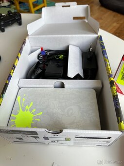 Nintendo switch OLED LIMITOVANÁ EDICE SPLATOON + přísluš. - 5