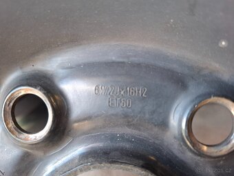 Plechove disky VW,Skoda,Audi 16" 5x112 6,5J ET50 - 5