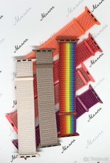 Nylon řemínek pásek pro Apple Watch 38 40mm nebo 42 44mm - 5