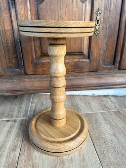 Dubový stojan na květiny - AKCE doprava - 5