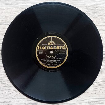 Sada 1 - 5 československých šelakových gramodesek 1930-1932 - 5