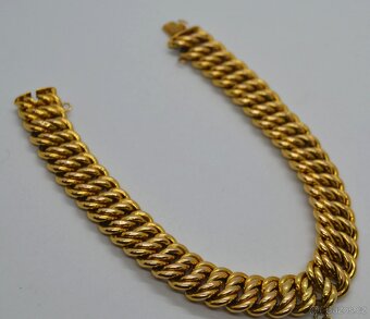 Zlatý náramek s mincí - 5