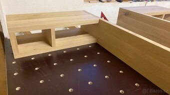 DUBOVÁ POSTEL - 200x200 - Levitující - 5