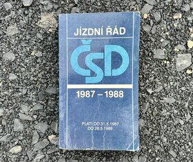 JÍZDNÍ ŘÁD ČSD 1987 - 1988 - 5