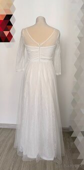 Romantické svatební/popůlnoční šaty - 5