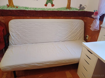 IKEA - 3místná pohovka, rozkládací na postel - 5