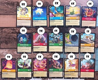 Lorcana karty 3. - 5