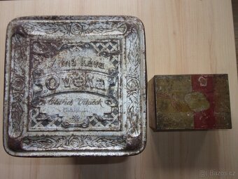 2x PLECHOVKA - OVEKA O. VYTÁČEK, BISCUITS FIEDOR - 5