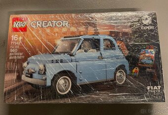 Lego 77942 - FIAT 500 modrá - nové - 5