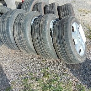 Alu disky 5x112 + letní pneu - 5