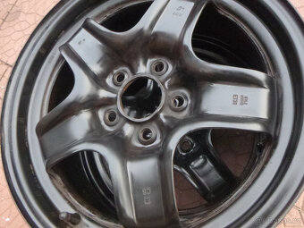 Plechové disky kola originál Opel GM 5x110 6,5Jx16 ET39 - 5