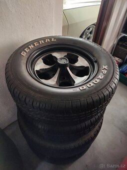 Dobové americké 15' alu ráfky Keystone na US veterána - 5