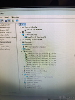 POČÍTAČ INTEL i5-9400, ADATA MSATA 250GB, 8GB RAM - 5