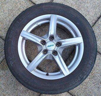 Sada alu kol Alutec 6.5Jx16 H2, ET39, pneu 205/60 R16 - 5