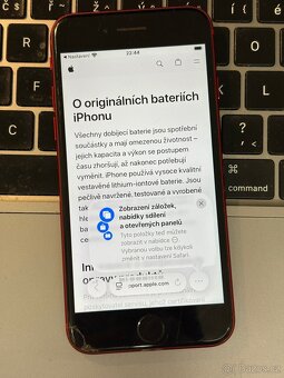 📱 iPhone SE 2020 RED 128 GB ✅ Perfektní stav - 5