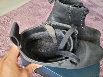 Kožené podzimní boty Badura vel 45 - 5