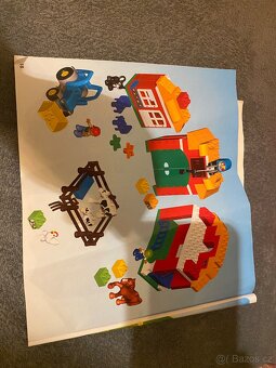 Lego duplo 5649 Velká farma + velká Lego duplo podložka - 5