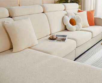 Povlak potah sedačka pohovka křeslo plyš - 5