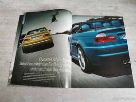 Prospekt BMW M3/M3 CSL E46, 100 stran německy 2003 - 5