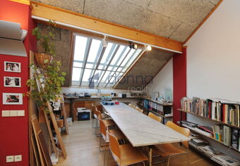 Pronájem ateliéru, 2+1, 112m2, 4.p., ul. Všehrdova, Praha 1  - 5