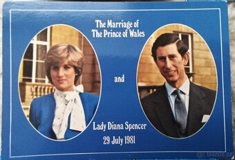 7x pohlednice Anglie: Charles a Diana. RARITA. - 5