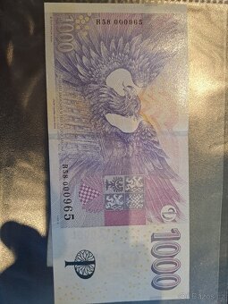 1000 kč s přítiskem - 5