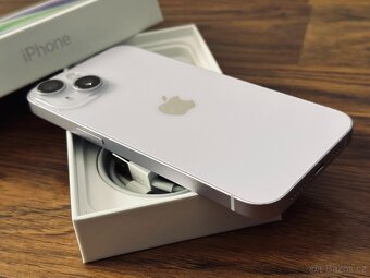  Apple iPhone 14 Purple 128 GB, top stav - 5