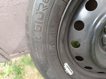 Sada 4ks disků Toyota 4x100 6Jx15 s pneu DUNLOP 195/60 R15 - 5