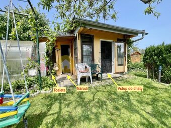 Prodej zahrádky s chatkou na vlastním pozemku 220 m2, Strako - 5