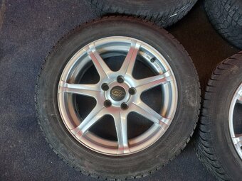 ALU disky 5x108 R16 se zimními pneu 205/55 R16 - 5