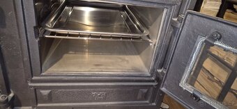 Litinová kamna, sporák s troubou, TITAN - 5