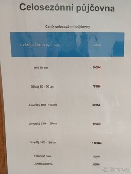 Pronájem lyžařského vybavení - 5