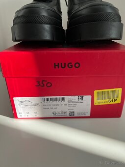 Nové kožené pánské boty HUGO BOSS v. 43 - 5