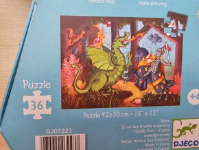 Djeco puzzle Rytíř 36 dílků - 5
