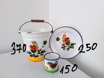 Staré, smaltované nádobí - dětské - 5