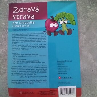 Prodám knihy-o bylinkách a strava pro diabetiky, Nové 5 x fo - 5