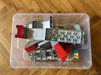 Lego Duplo Nákladní vlak + koleje, viadukt, závory - 5