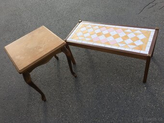 retro servirovaci stolek. - 5