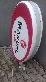 Světelná reklama káva Manuel 145x70 cm - 5