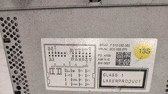 Autorádio CD + Navi VW Blaupunkt RNS 310 Amundsen - 5